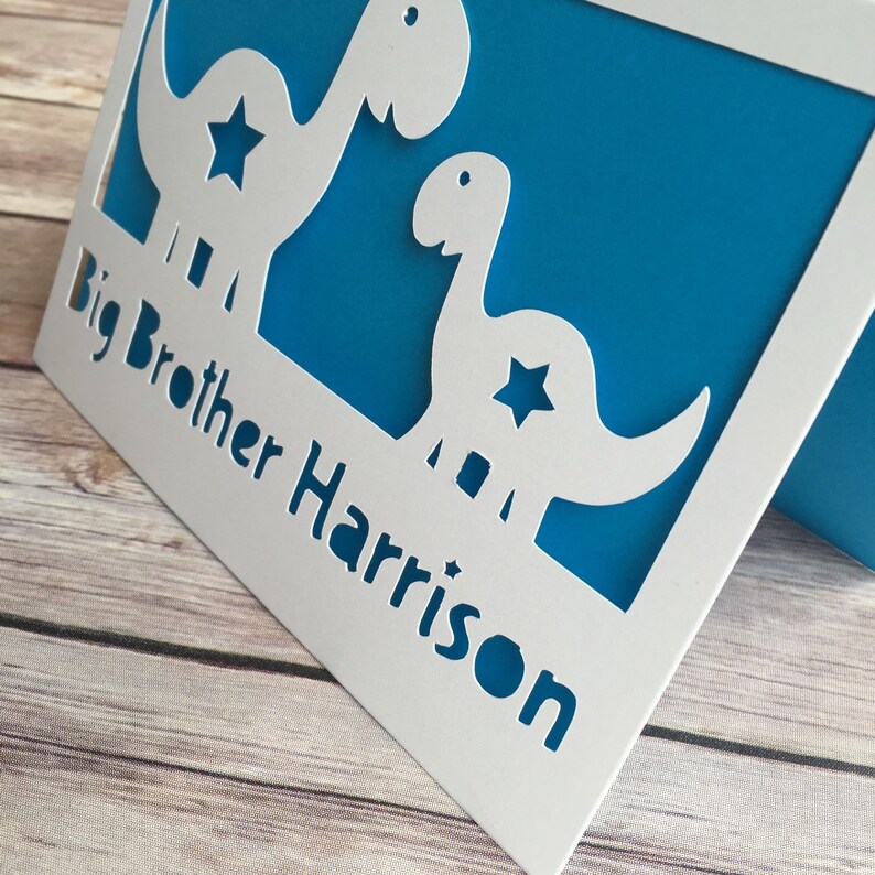 Big Brother Card Big Sister Card Personalised Gift Big Etsy UK