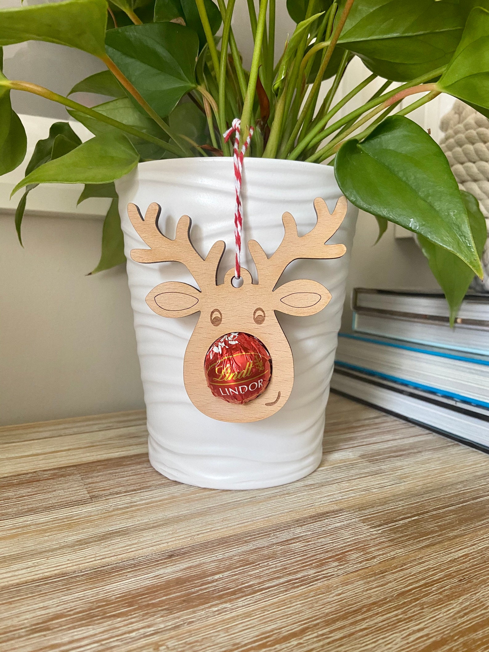 Lindt Lindor Chocolate Christmas Decorations Reindeer Tree Etsy UK