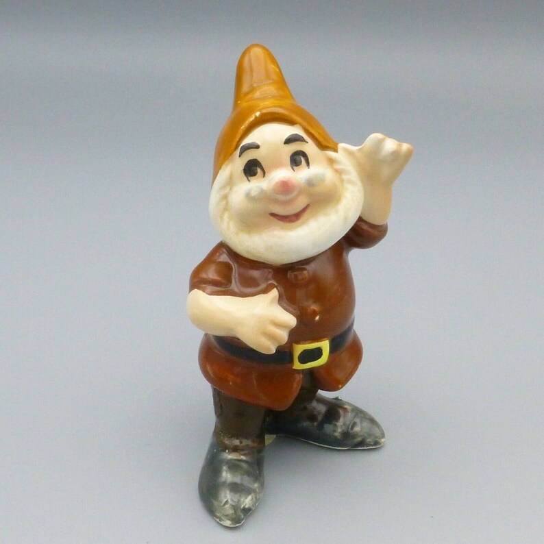 Snow White German Pewter Christmas Tree Ornament Seven Dwarfs Decoration Germany