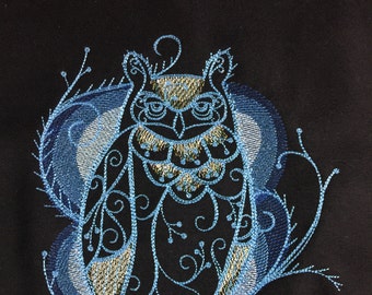 Midnight Winter Owl: Altar Cloth