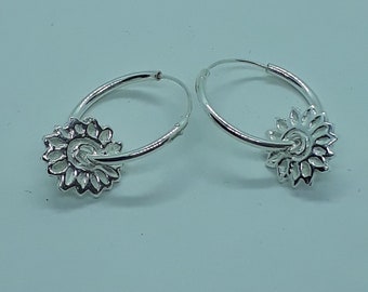 Crazy Daisy Hoops