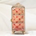 Antique Jewelry Box Vitrine, French Beveled Glass Miniature Armoire, Jewelry Display, Vanity Dresser Jewelry Box, Luxury Gift 