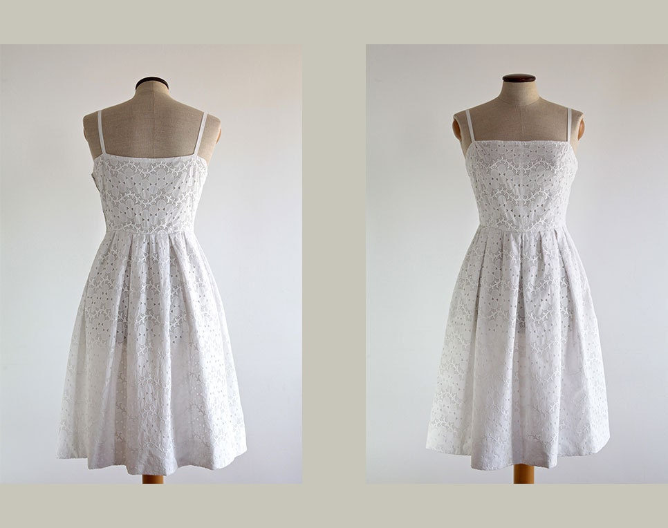 Vintage Lace Short Wedding Dress and Matching Jacket Vintage - Etsy