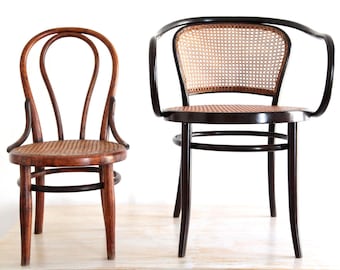 Thonet Chair Vintage Original from Wien Austria with Stamps, Early Bentwood Nursing Chair, Furniture Design Classics