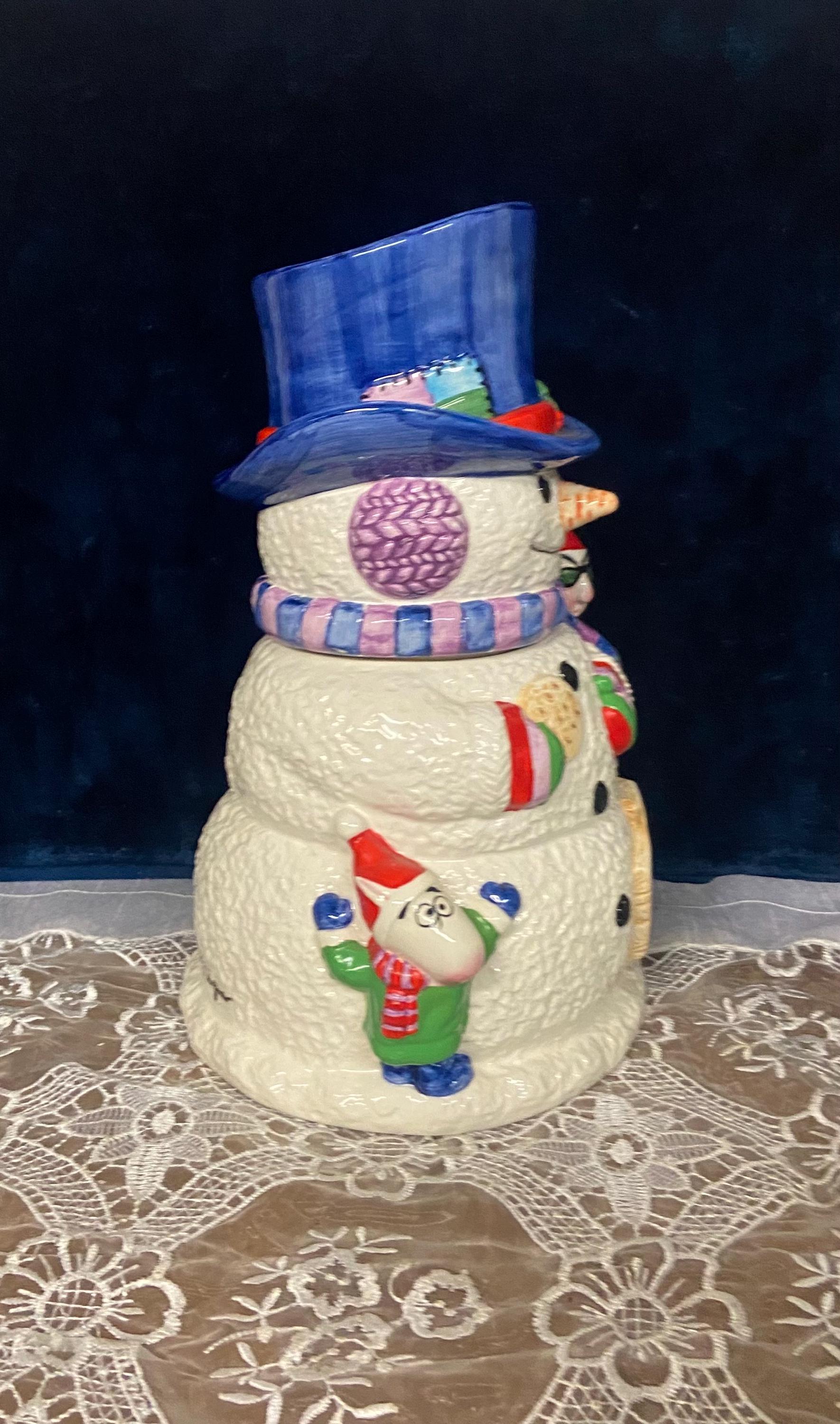 SHOEBOX MAXINE, Her Dog Floyd & Snowman Cookie JAR - Etsy