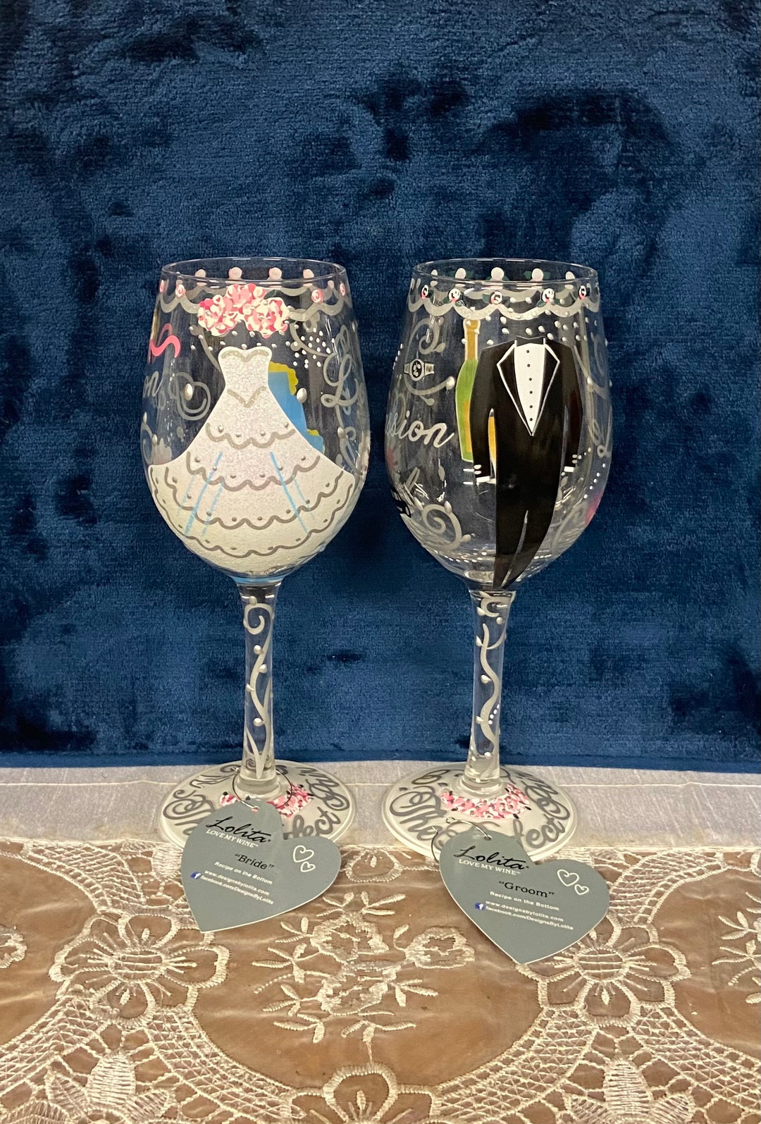 Lolita Verre De Vin 50 ° Aniversario, 22.5 Cm, Multicolore, 18 X