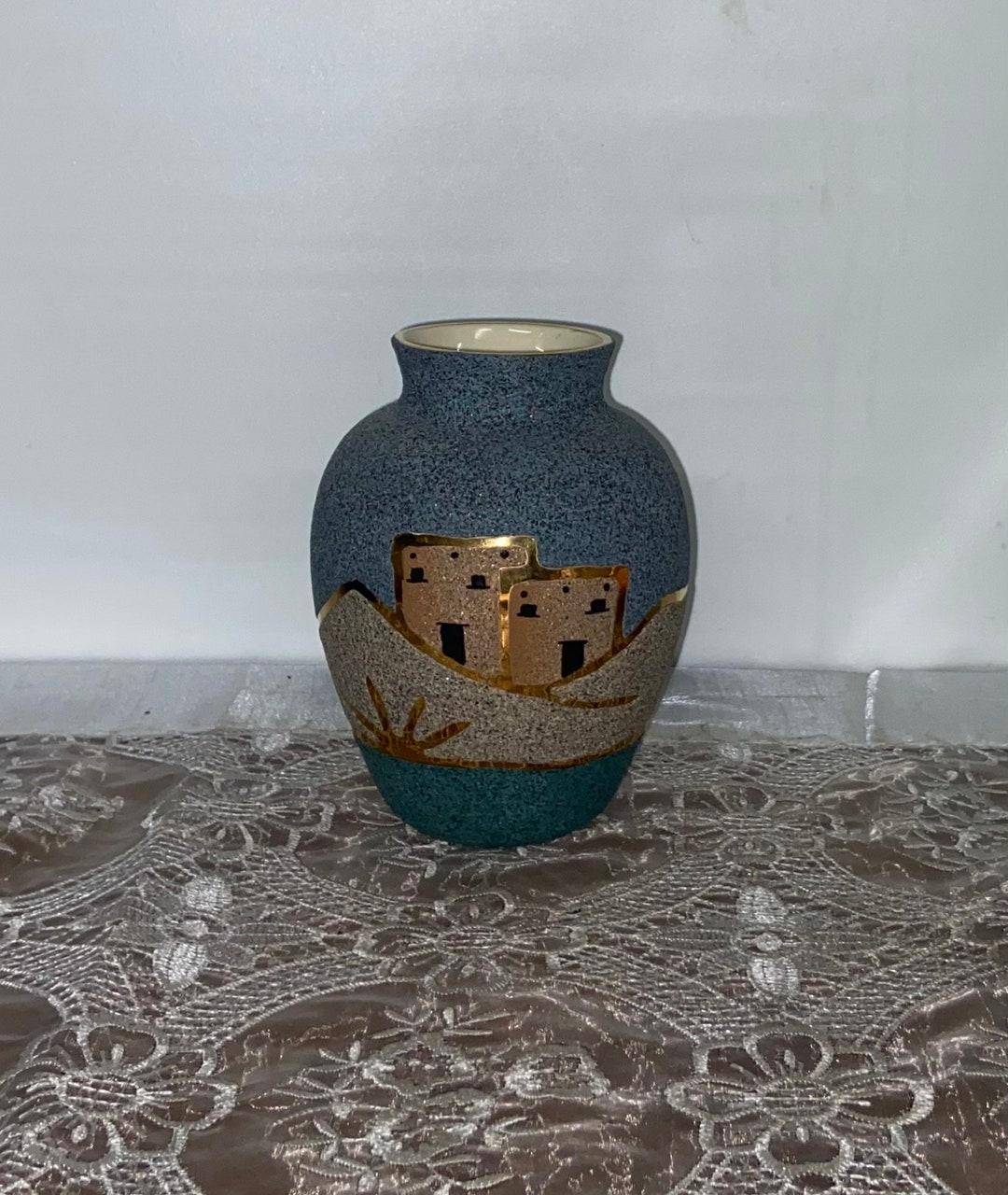 Southwestern Sand Art Vase Etsy
