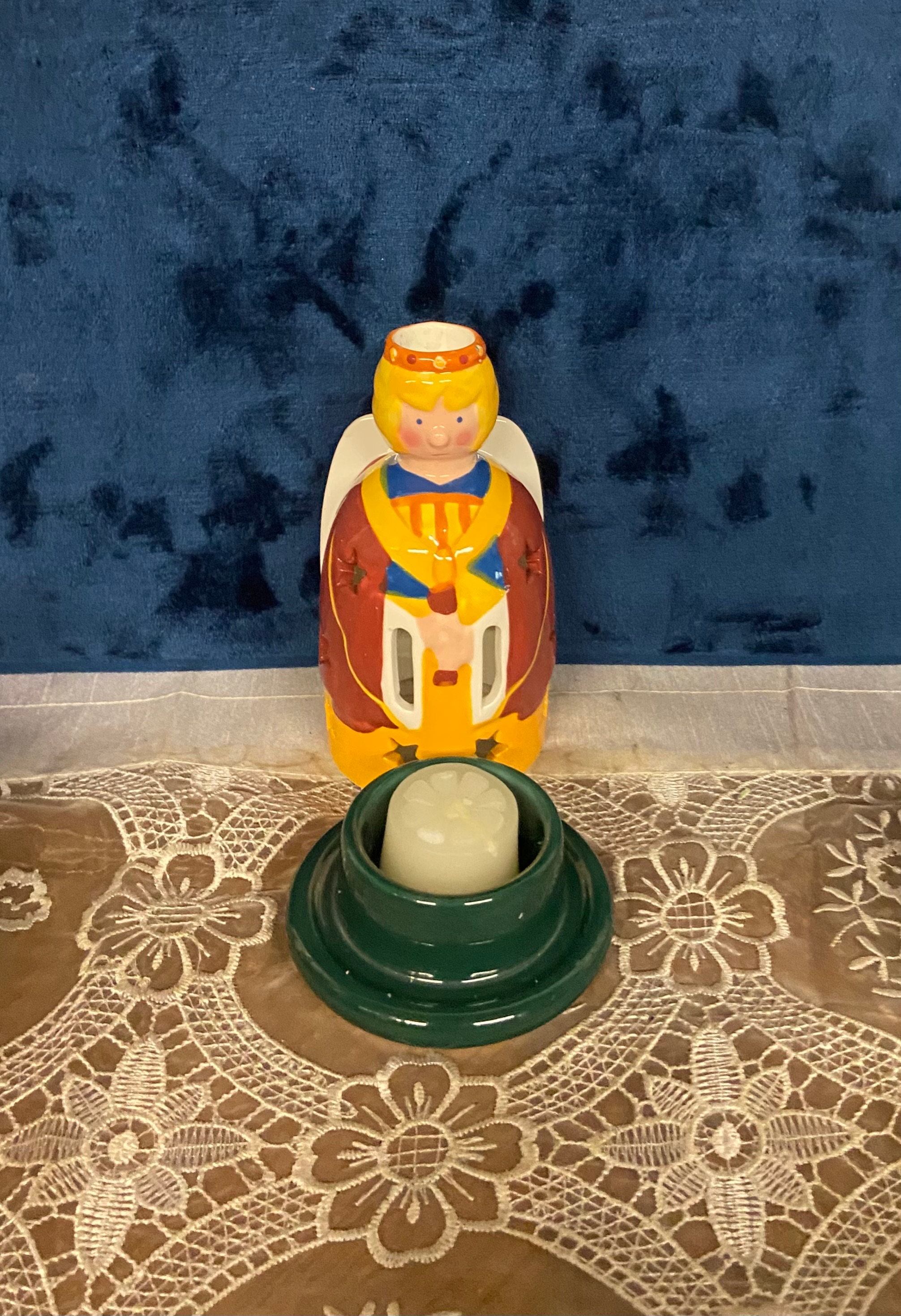 Villeroy & Boch Decolight Nativity Angel Candle Holder - Etsy