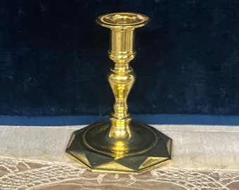 Baldwin Historic Deerfield 3 1/4 Inch Brass Candlestick