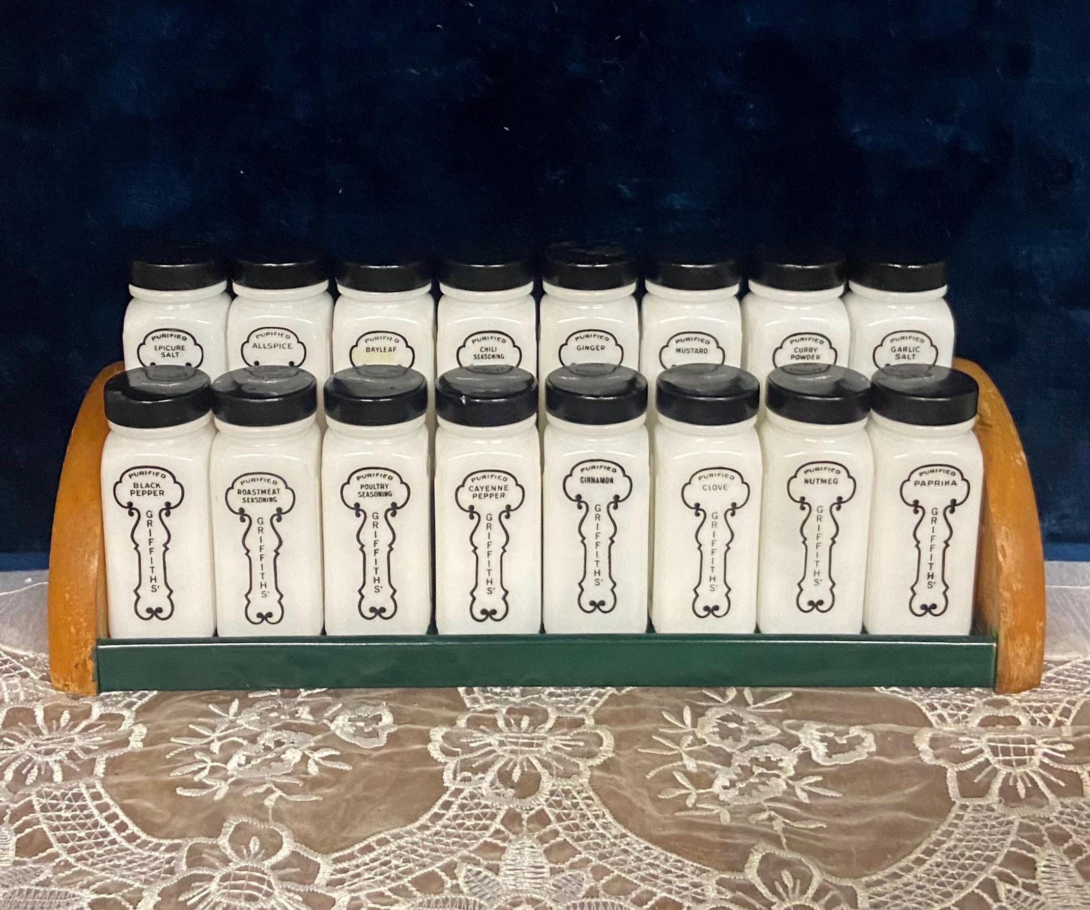 Griffiths Spice Rack and Jars - Etsy