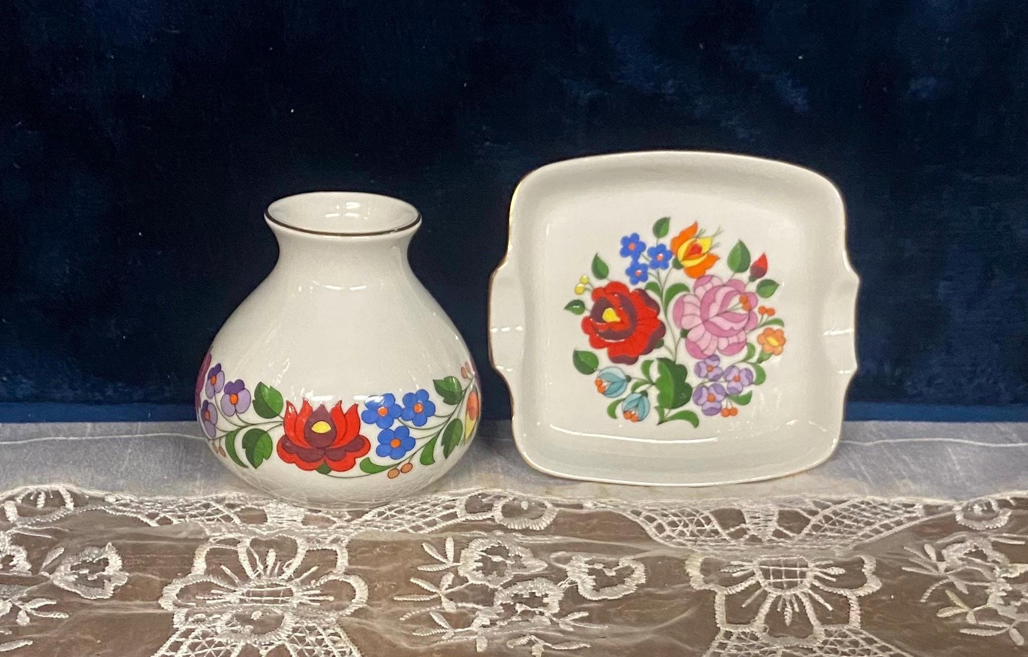 Kalocsa Hungary Vase - Etsy Kalocsa Hungary Vase - Etsy