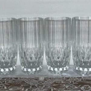 Cristal d&#39; Arques-Durand BRETAGNE Highball Glasses Set of 4