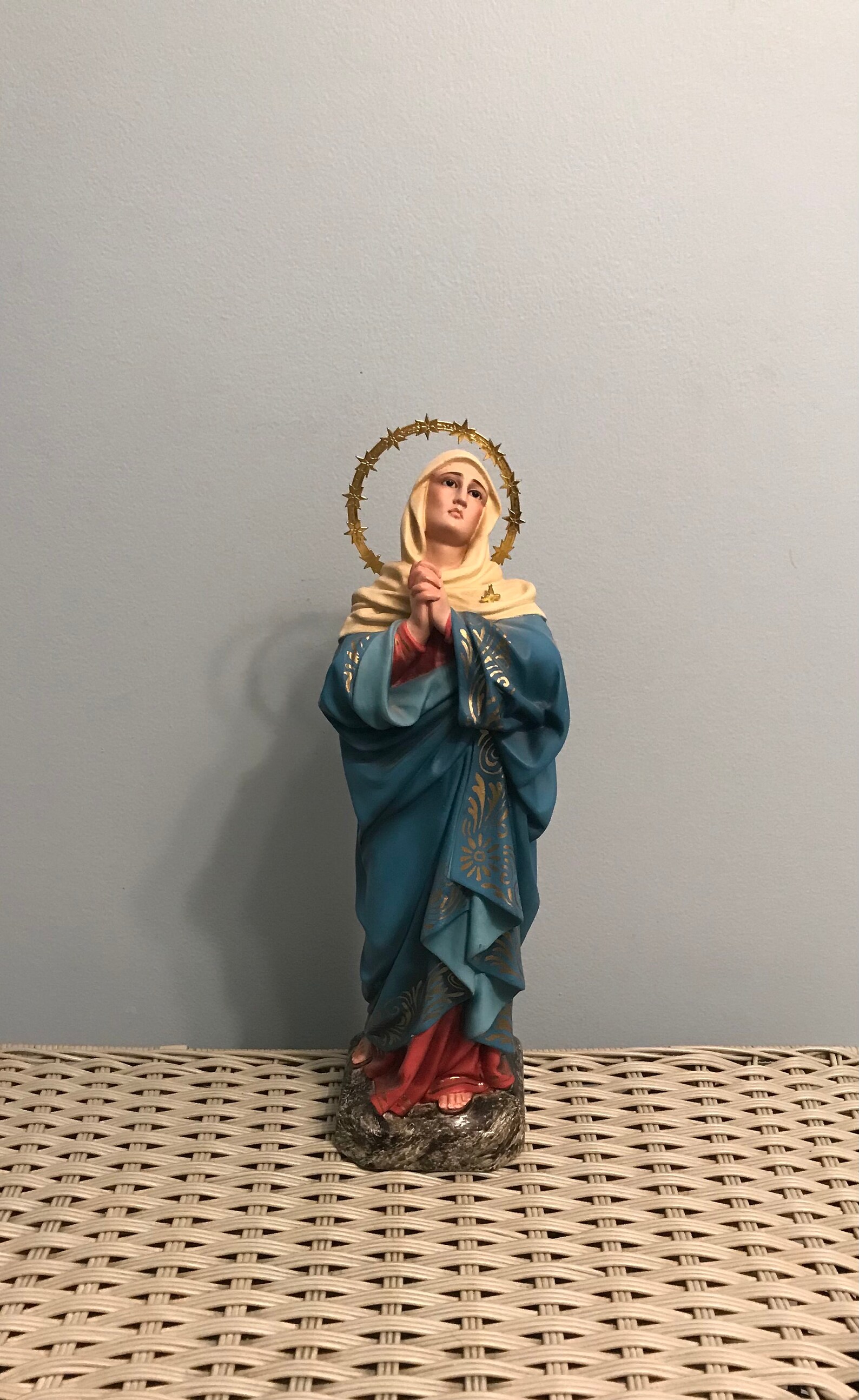 Virgen Dolorosa Our Lady of Sorrows Spanish Statue Etsy