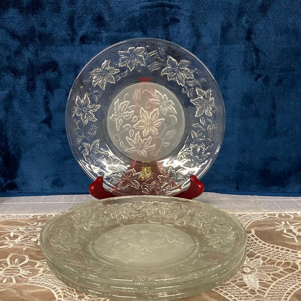 Princess House Crystal Fantasia Luncheon Plates Etsy