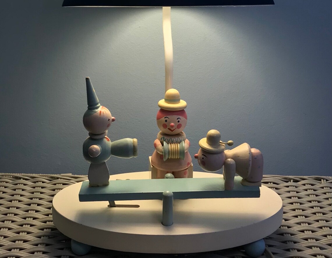 Nursery Plastics Inc IRMI Nursery Lamp With Music Box & Moving Etsy