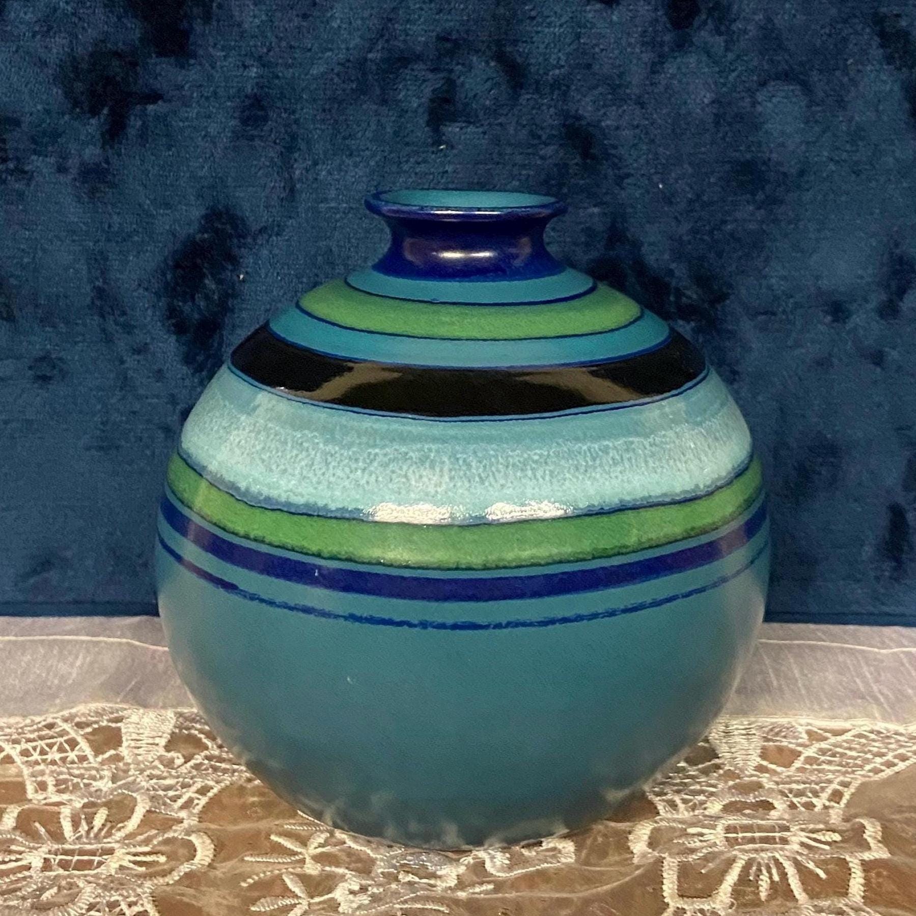 BITOSSI for Rosenthal-netter Fascie Colorate Blues, White, & Green