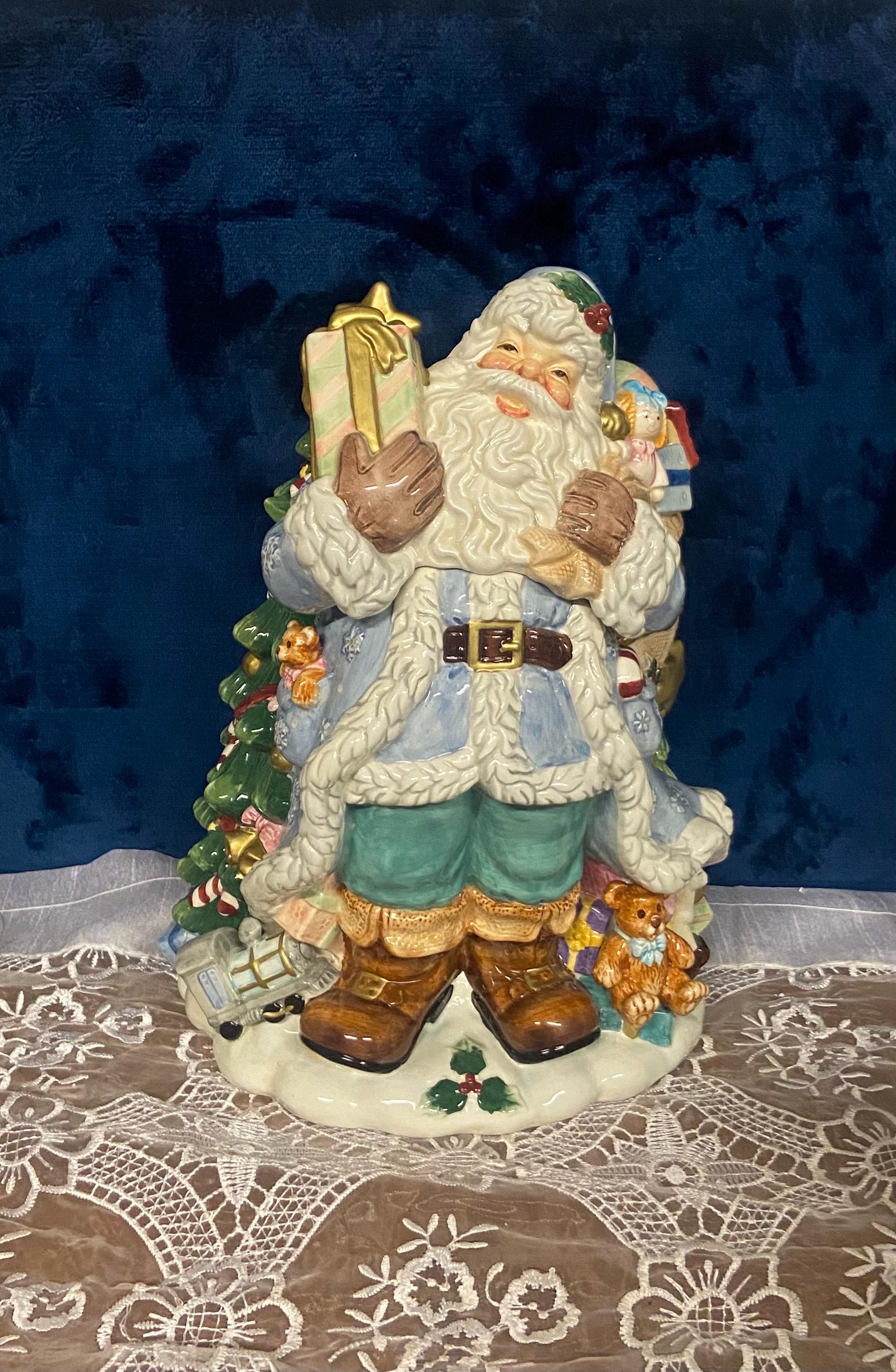 Santa Cookie Jar - Etsy