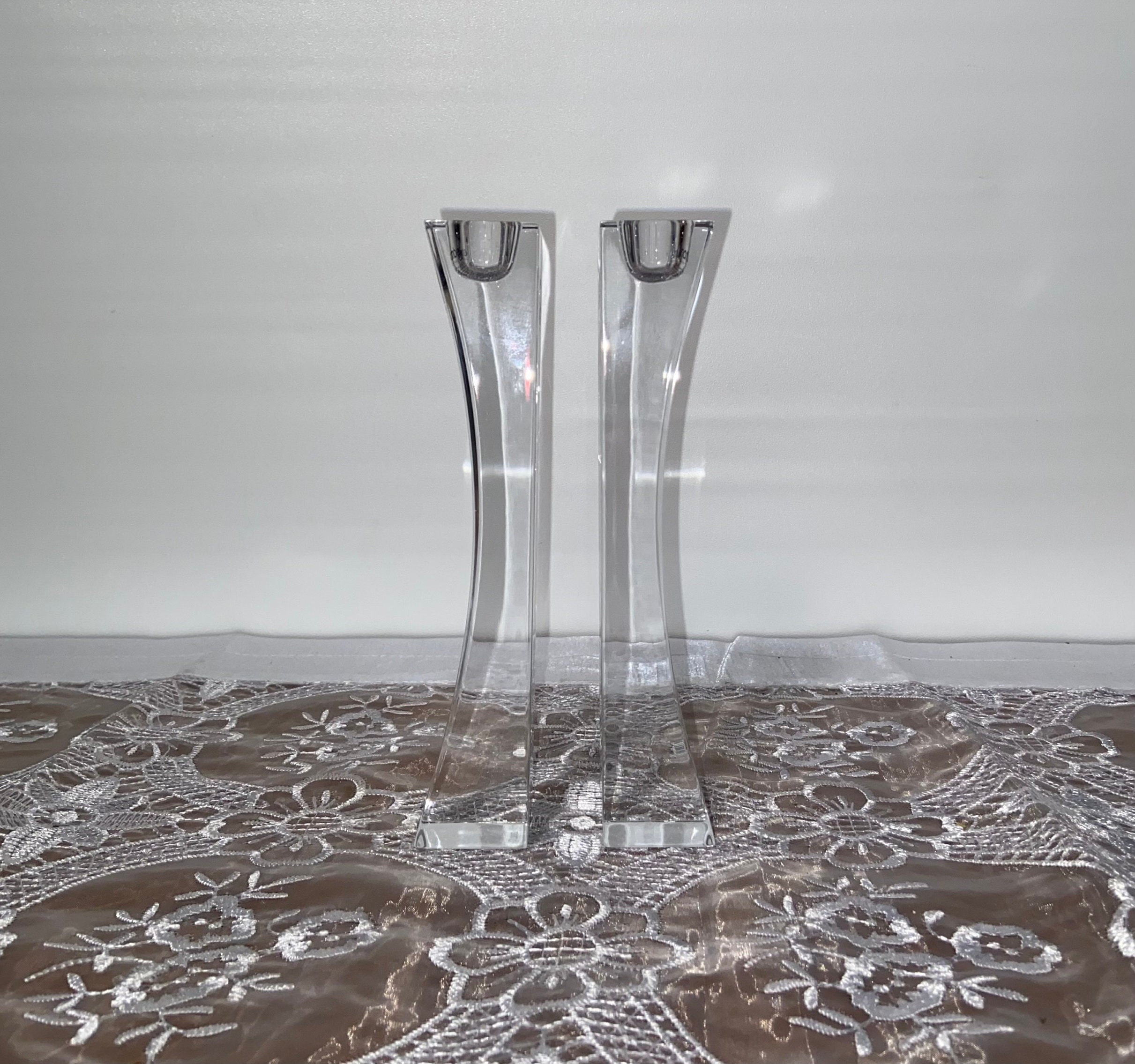 Home Décor Nambe Crystal Candle Holders candlesticks modern Candlestick