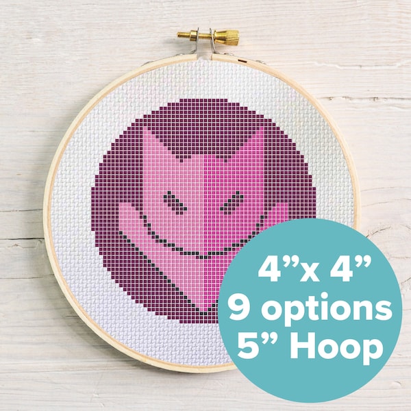 Guild Wars 2 | CATmander Tag | 4" x 4" | 9 Color Options | Cross Stitch Pattern