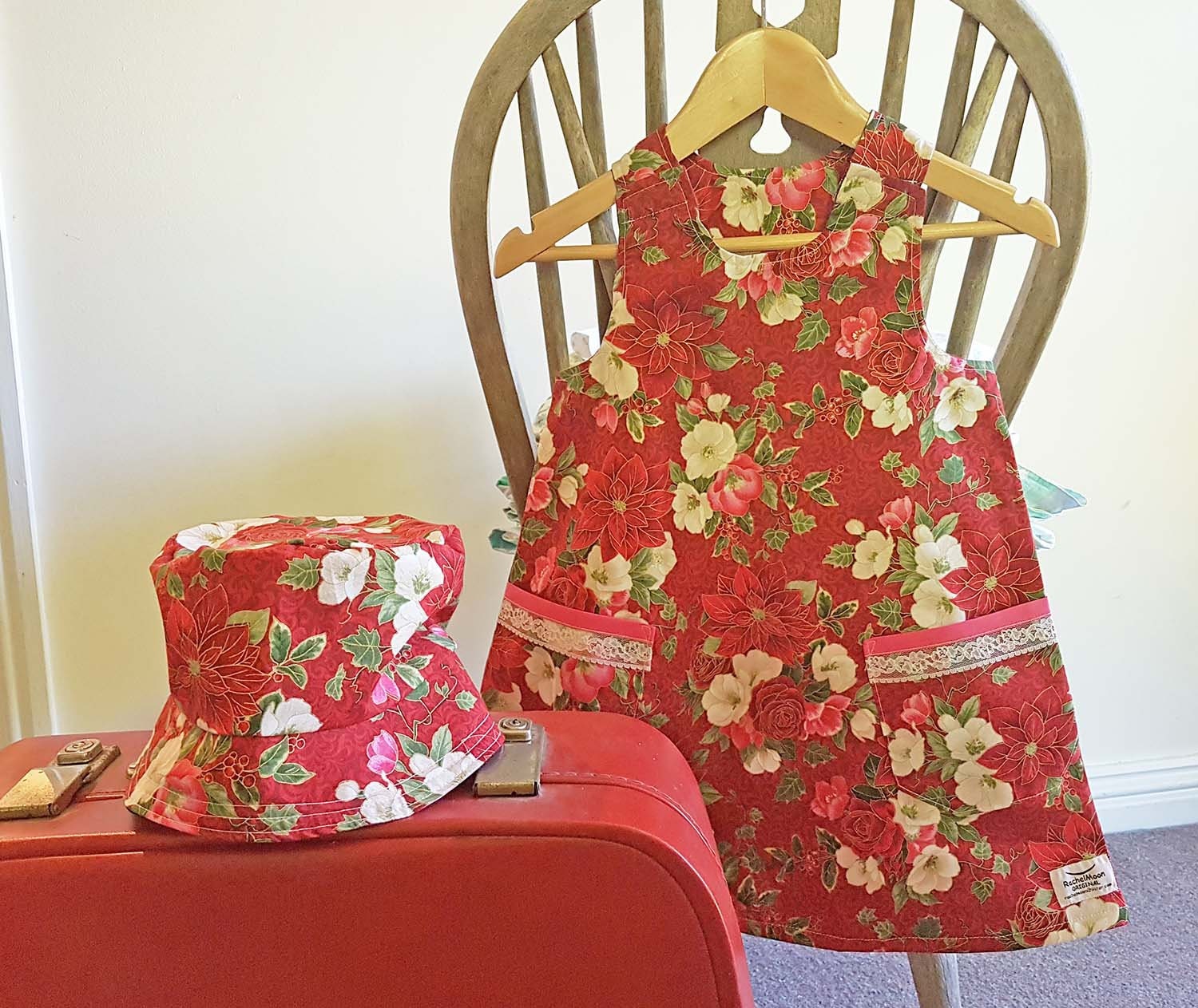 red frock for christmas