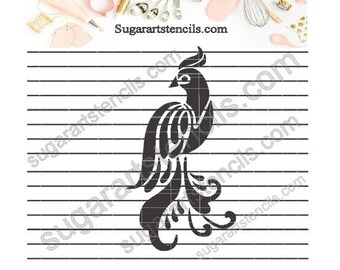 Phoenix stencil | Etsy