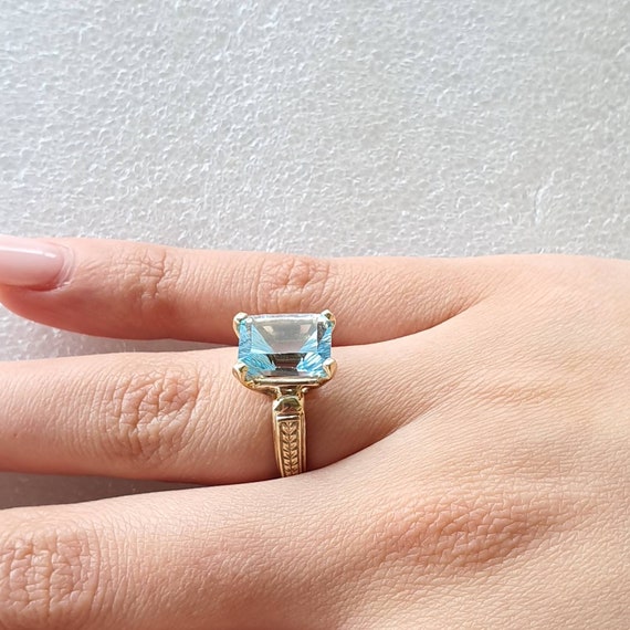 10 carat topaz ring deals