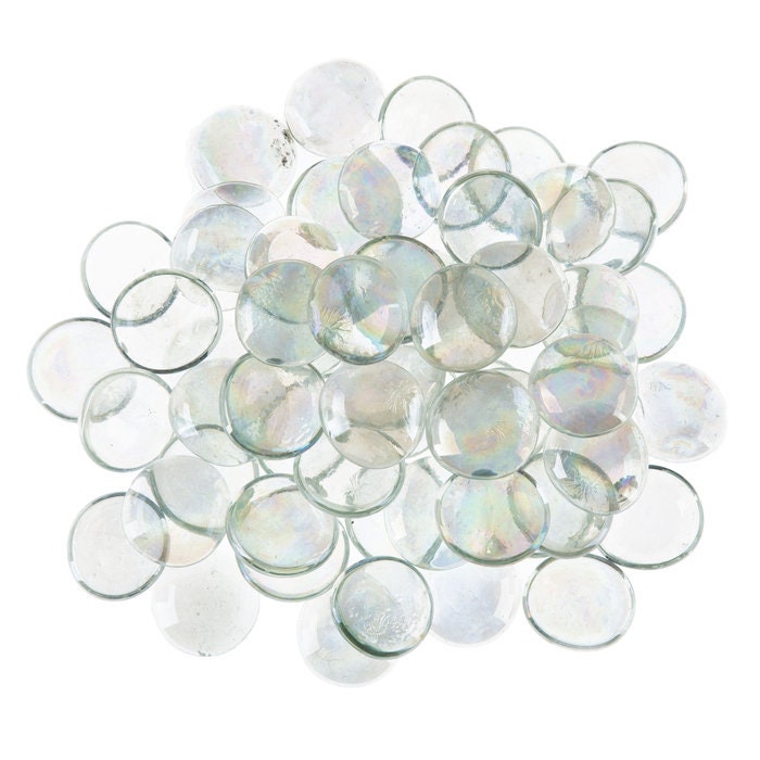 10 lbs Clear Glass Gems Large 3545 mm Approx 1.5 inch Clear Etsy