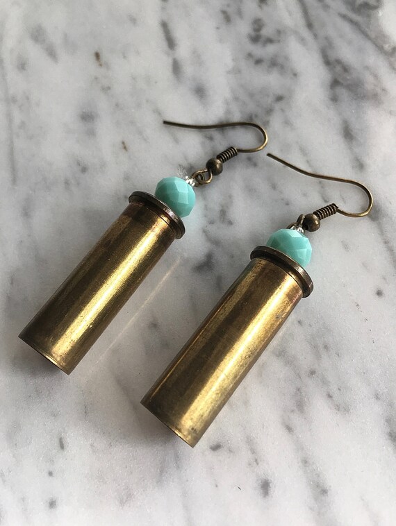 Bullet Casing Earrings Brass Casing Earrings Ammo Casing Ammunition Casing Earrings Pistol Cartridge Earrings 38 Special Casing Earrings Etsy