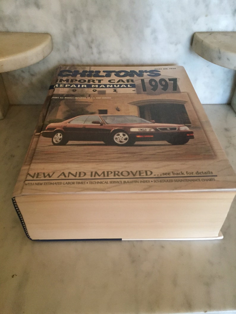 Vintage Chilton 1997 Import Car Repair Manual Hardcover Book - Il 794xN.2611558902 Lpeu