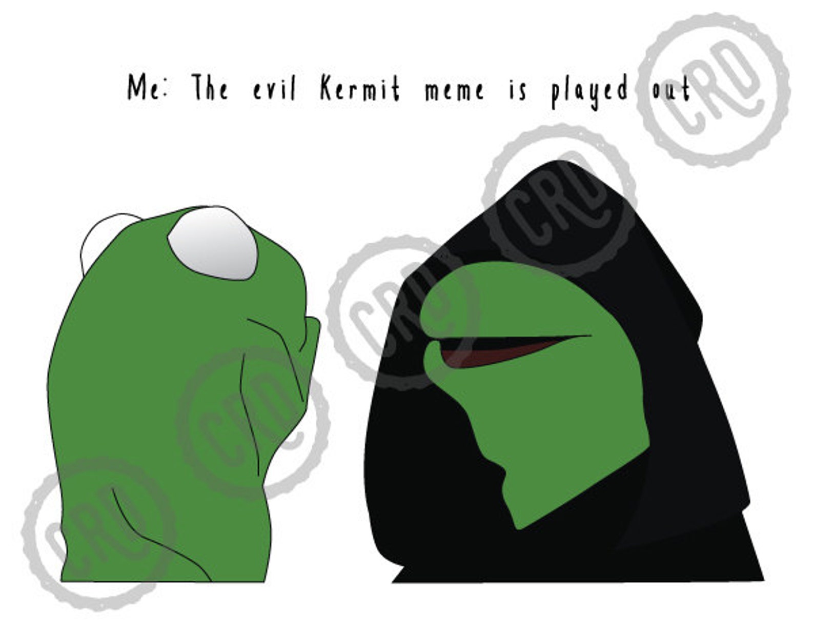 Evil Kermit Dark Side Kermit Kermit the Frog Celebration Etsy