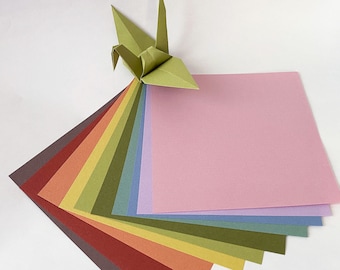 Origami Paper Sheets - Japanese Colors Tant Paper - 20 sheets