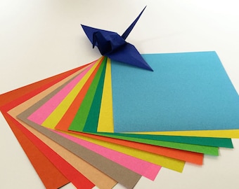 Origami Paper Sheets - Double-sided Multi Color Assortment Folding Paper - 36 sheets Paper Craft Supplies for Scrapbooking