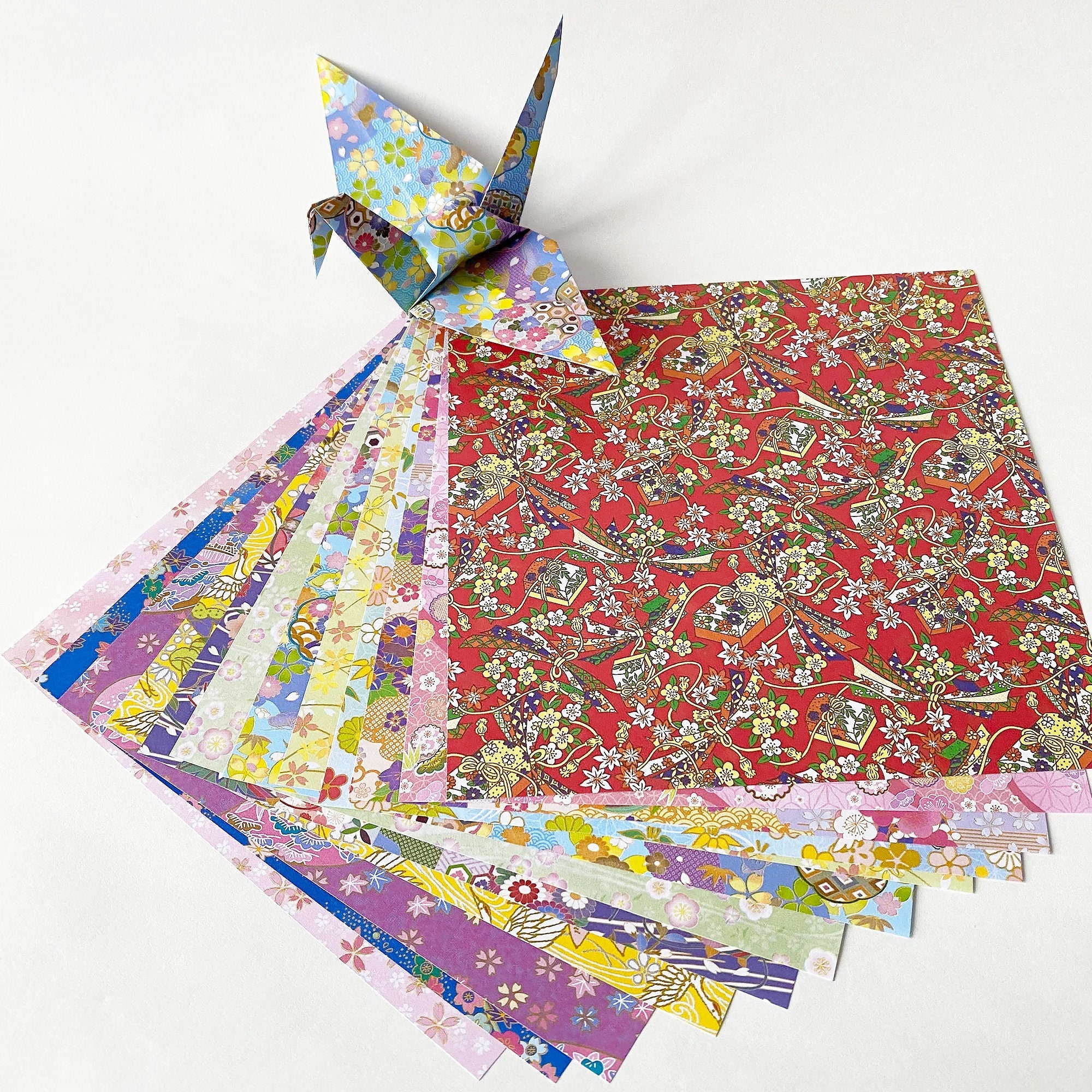 Origami Paper Sheets - Japanese Pattern Chiyogami - 36