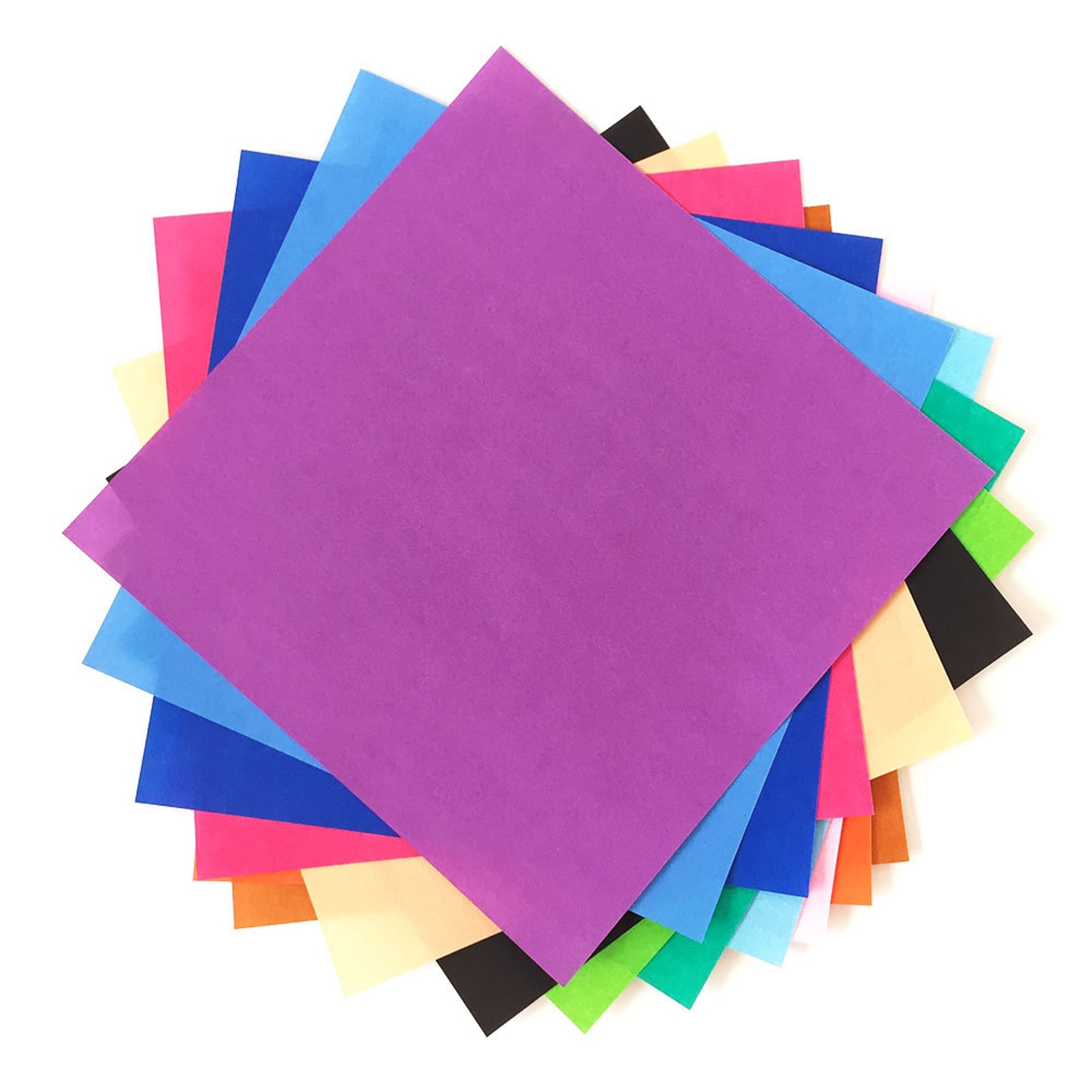 Origami Paper Sheets Multi Colored Paper Assortment 100 Sheets Paper