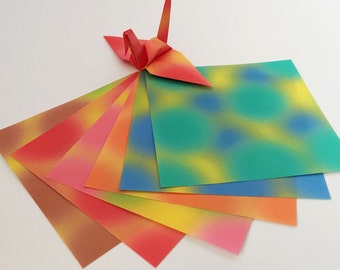 Origami Paper Sheets - Gradation Paper 'Dream' - 150 3" Sheets Paper Craft Supplies for Scrapbooking