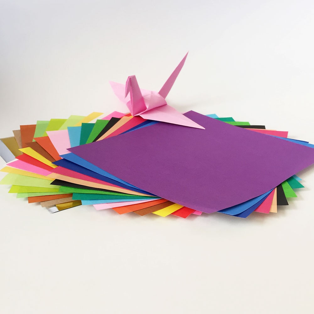 Origami Paper Sheets Multi Colored Paper Assortment 100 Sheets Paper