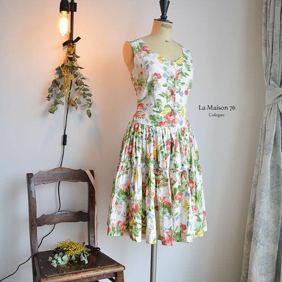 Vintage Flowered Summer dress