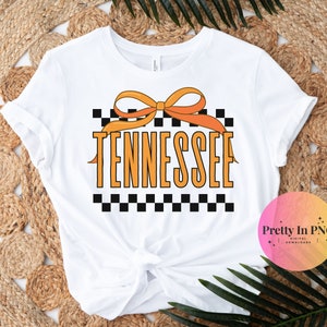 Tennessee Bow geruit png-ontwerp | Sublimatie png-bestand | Digitale download | PNG-bestand