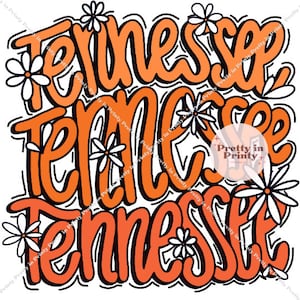 PNG-bestand met Tennessee Daisy Floral | Digitale download | Sublimatieontwerp