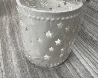Gold Canyon Starry Porcelain Candle Holder