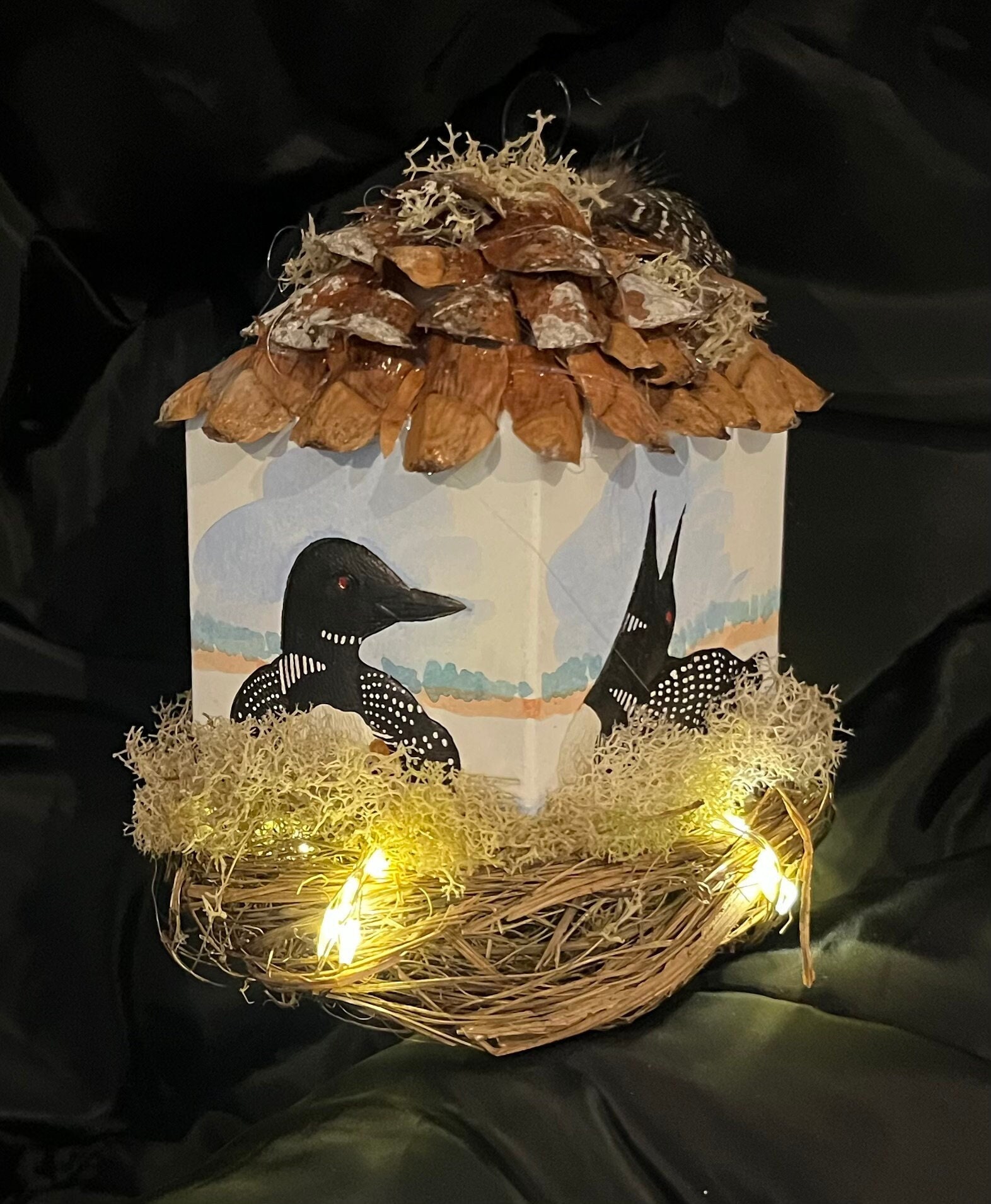 Lighted Loon Ornament