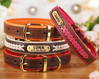 boy dog collars etsy