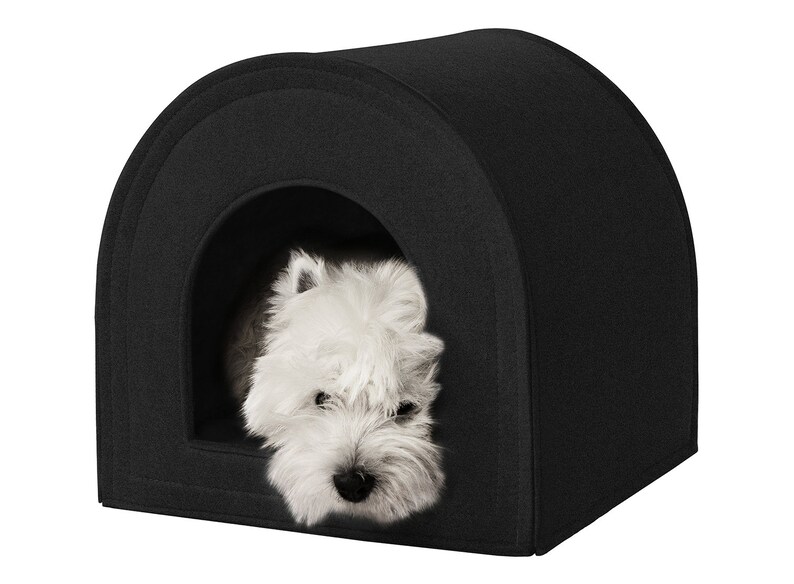 Dog House Personalized Dog Bed With Removable Pillow Dog Etsy