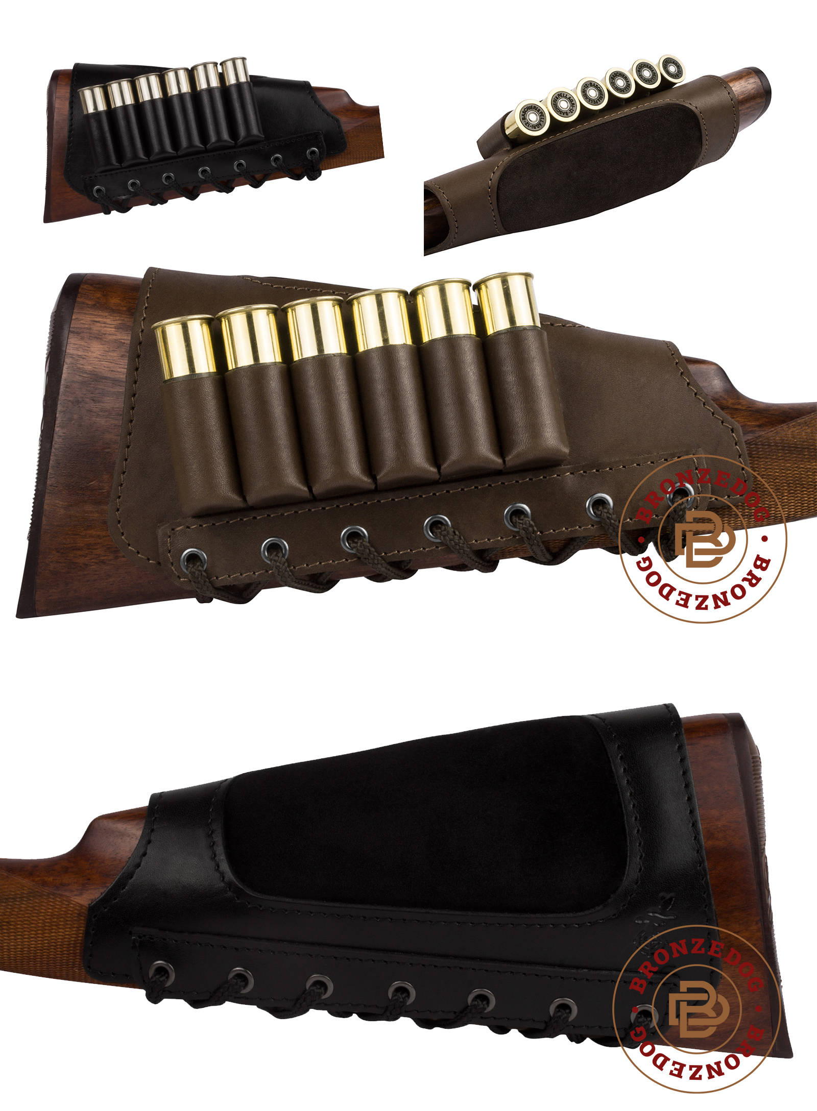 Buttstock Cartridge Holder Leather Buttstock Ammo Holder Etsy