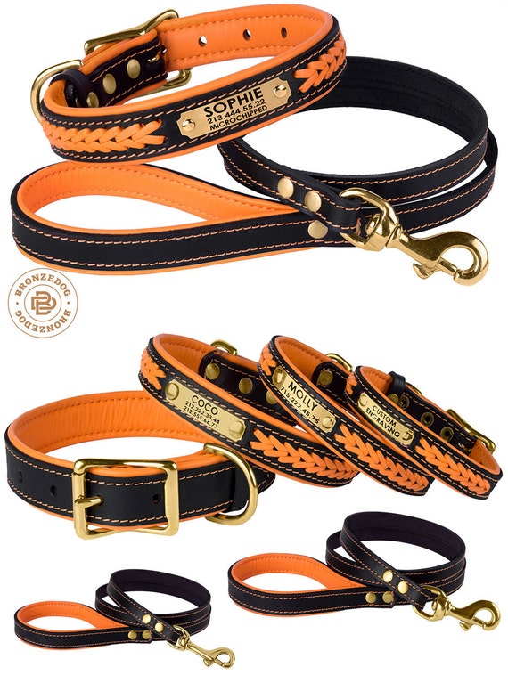 soft personalized dog collars