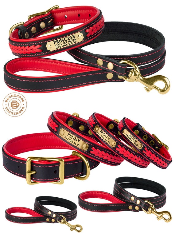 custom dog collars and leashes