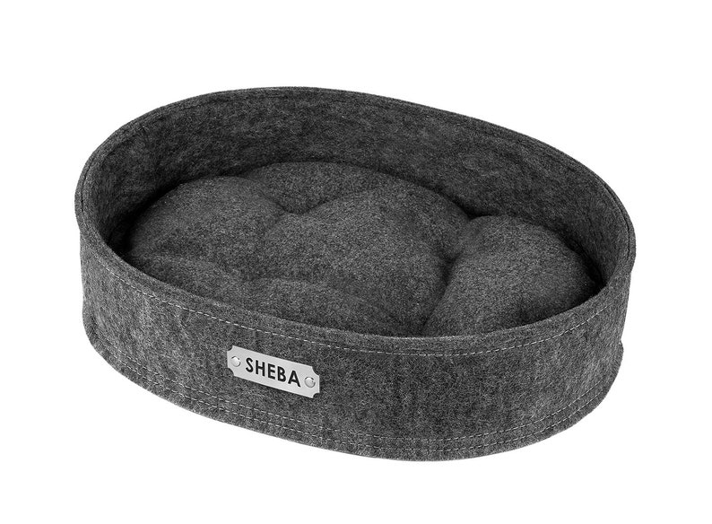 Pet Bed Personalized Puppy Bed Modern Dog Bed Cozy Dog Etsy