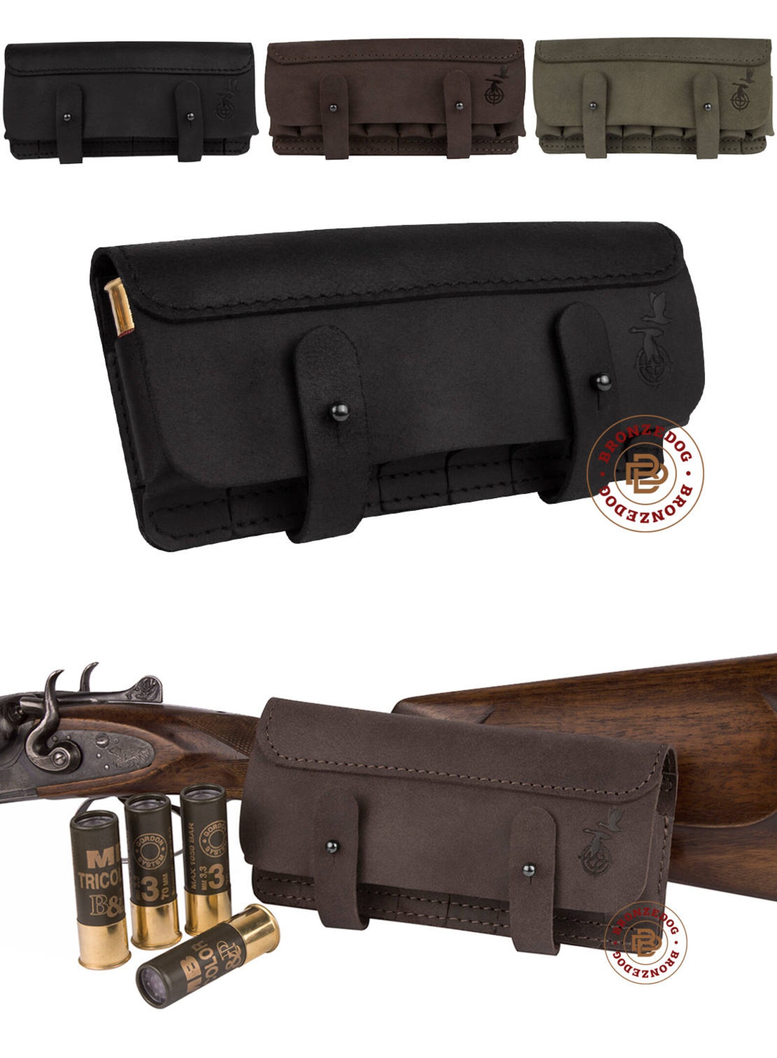 Cartridge Holder Leather Belt Cartridge Holder Handmade Etsy