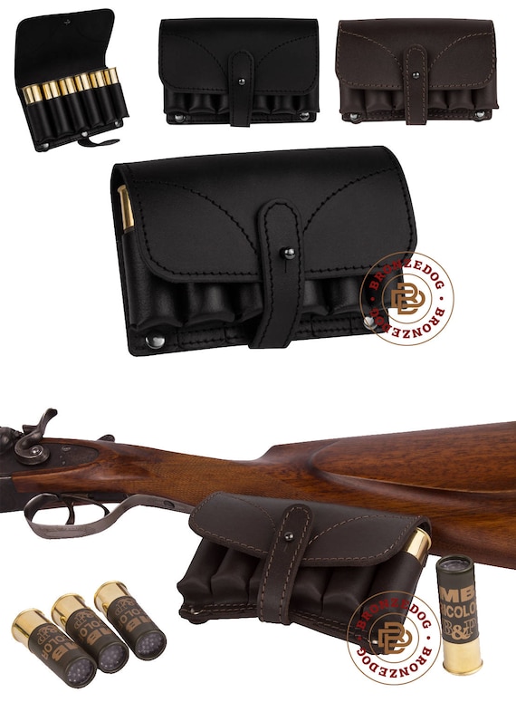 Leather Hunting Belt Cartridge Holder Handmade Shell Pouch Etsy