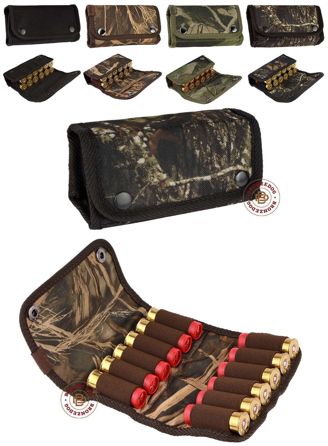 Hunting Camo Shotgun Shell Holder 12 gauge Cartridge Holder Etsy